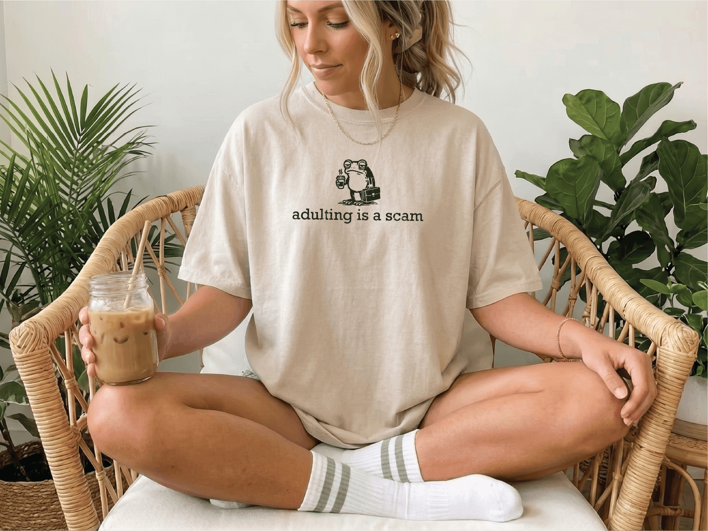 Adulting is a Scam Funny Tee