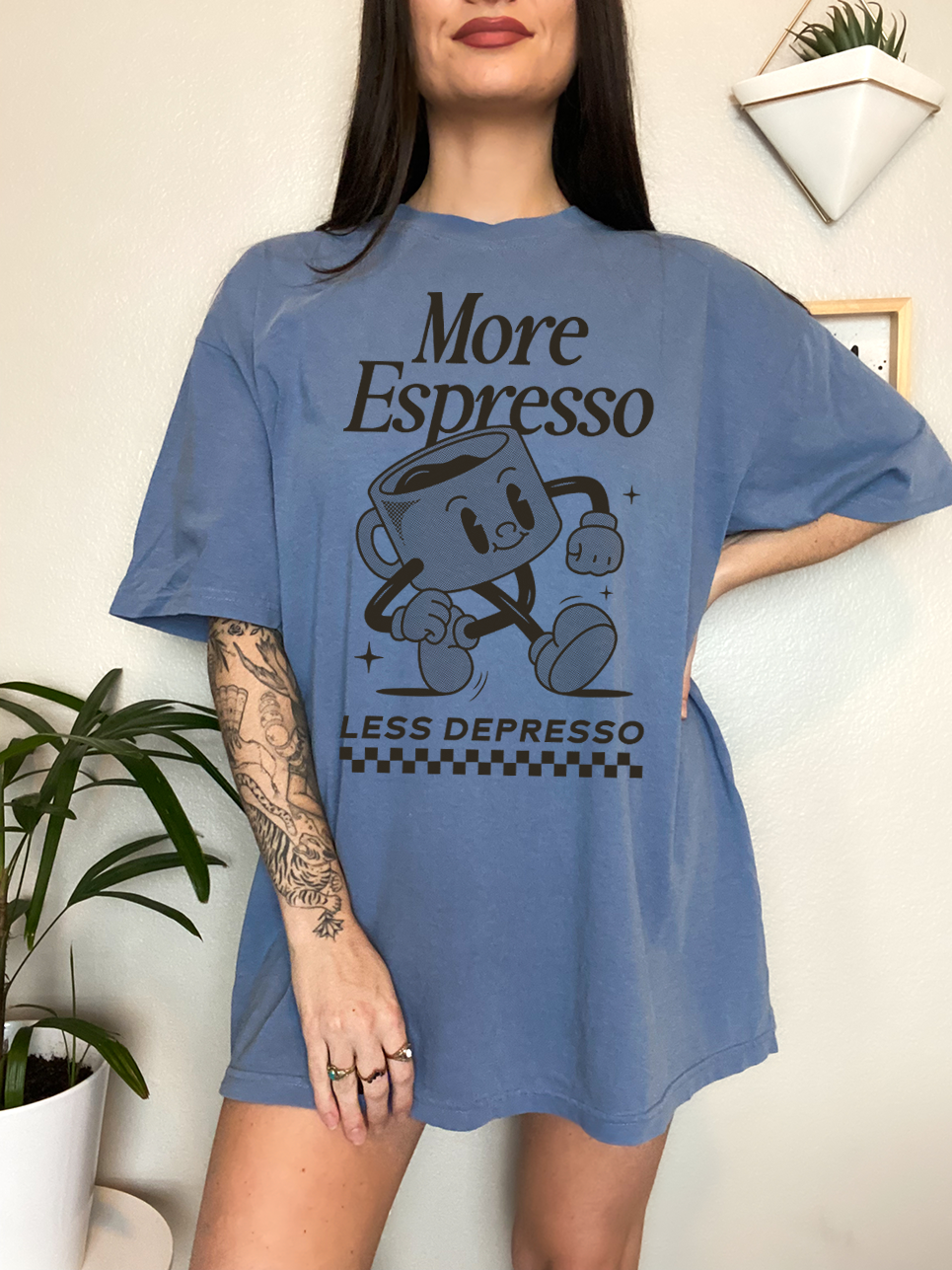 More Espresso Less Depresso Unisex Tee