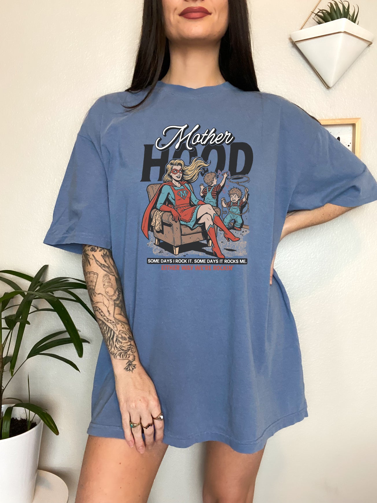 Motherhood Superhero Tee