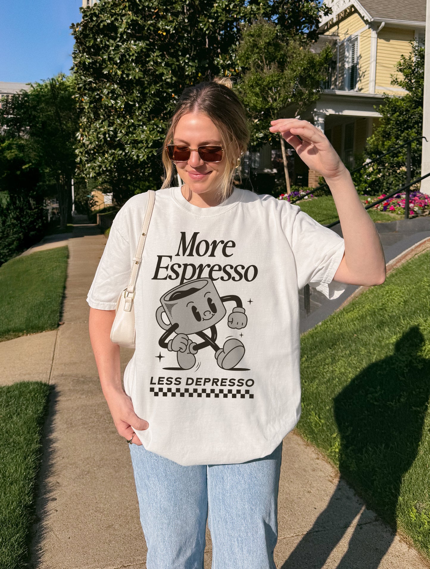 More Espresso Less Depresso Unisex Tee