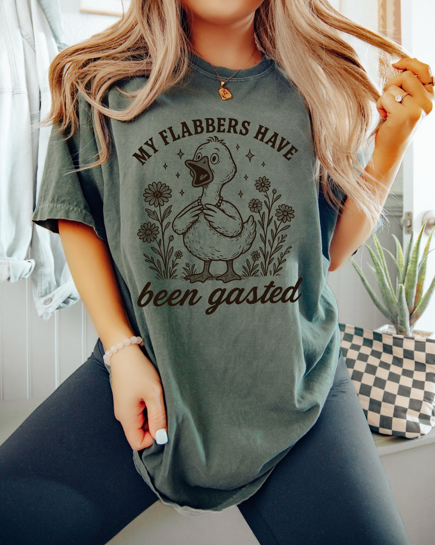 My Flabber Has Been Gasted Screen Printed Unisex Shirt