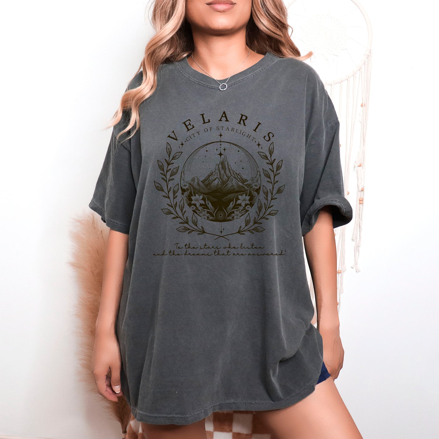 Velaris ACOTAR Fan Shirt, Fantasy Bookish Screen Printed Unisex Tee