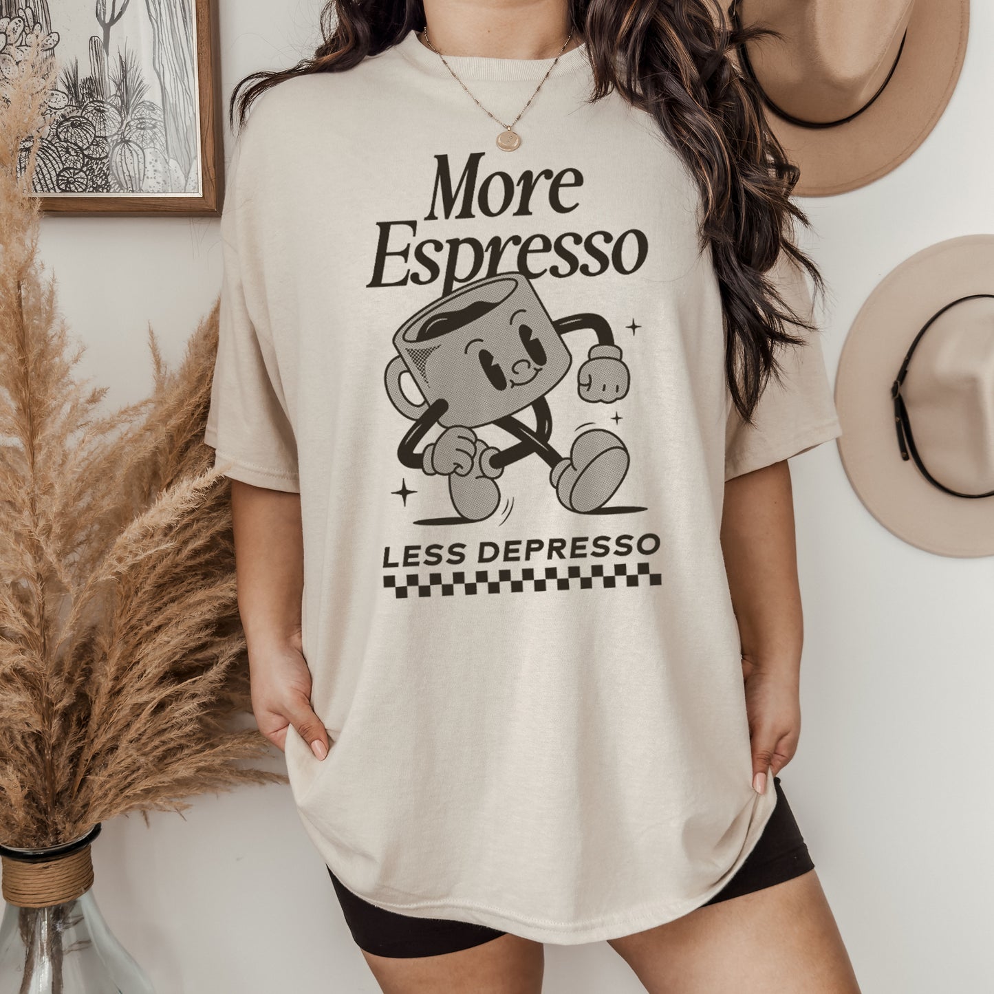 More Espresso Less Depresso Unisex Tee