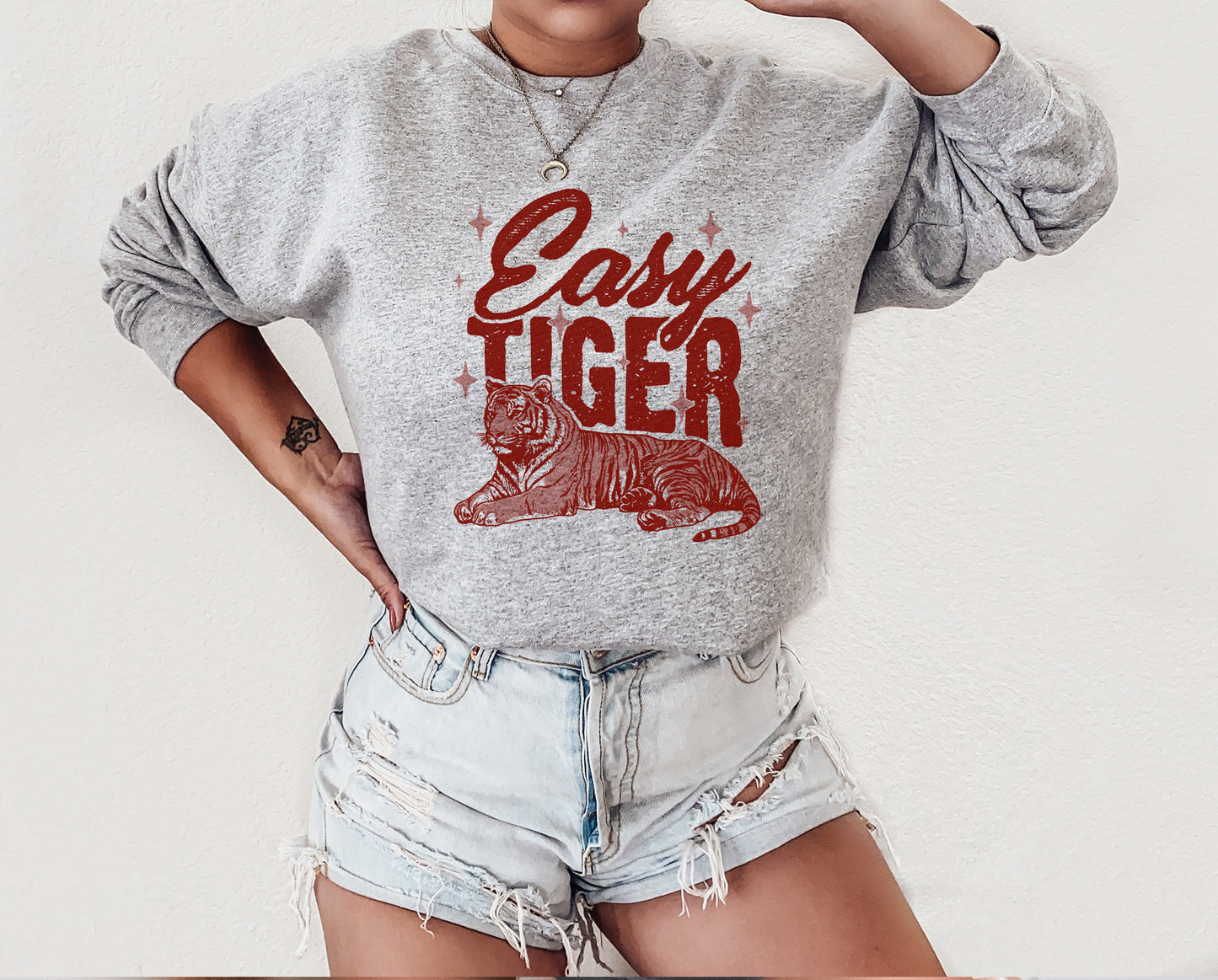 Easy Tiger - Sarcastic Retro T-Shirt Screen Printed Unisex Shirt